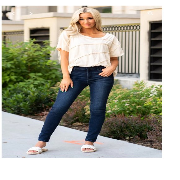 Judy Blue Denim - Judy Blue Aspen High Rise Skinny Dark Wash Size: 28